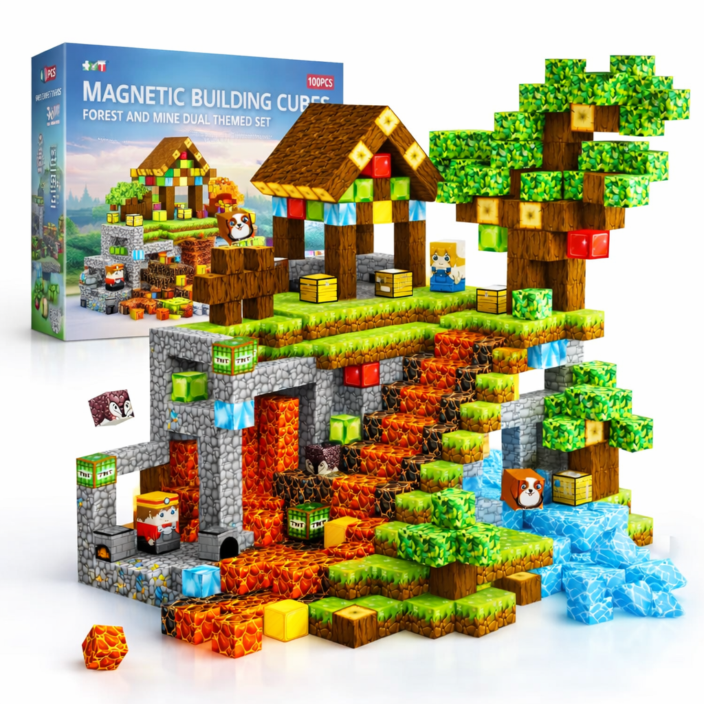 Intellex Magnetic Building Cubes