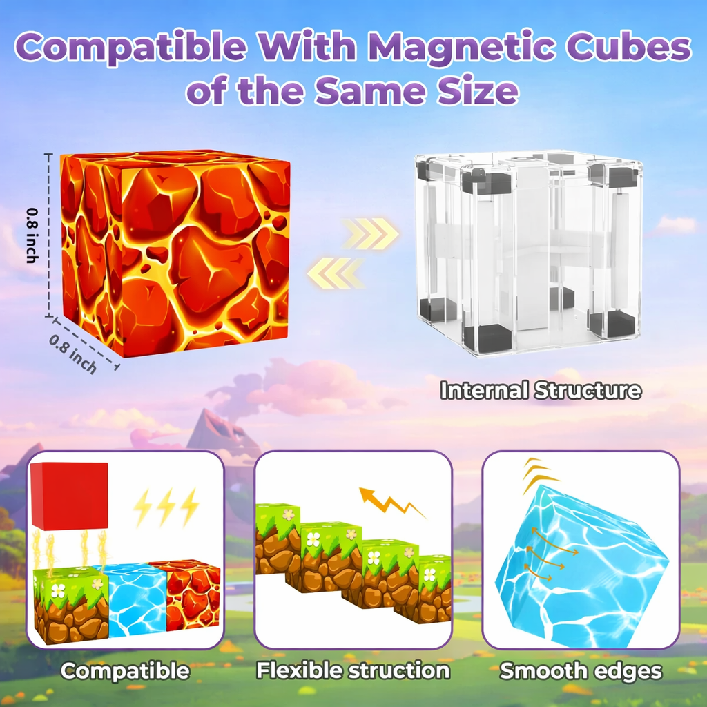 Intellex Magnetic Building Cubes