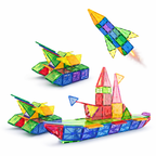 Magnetic Building Tiles Set