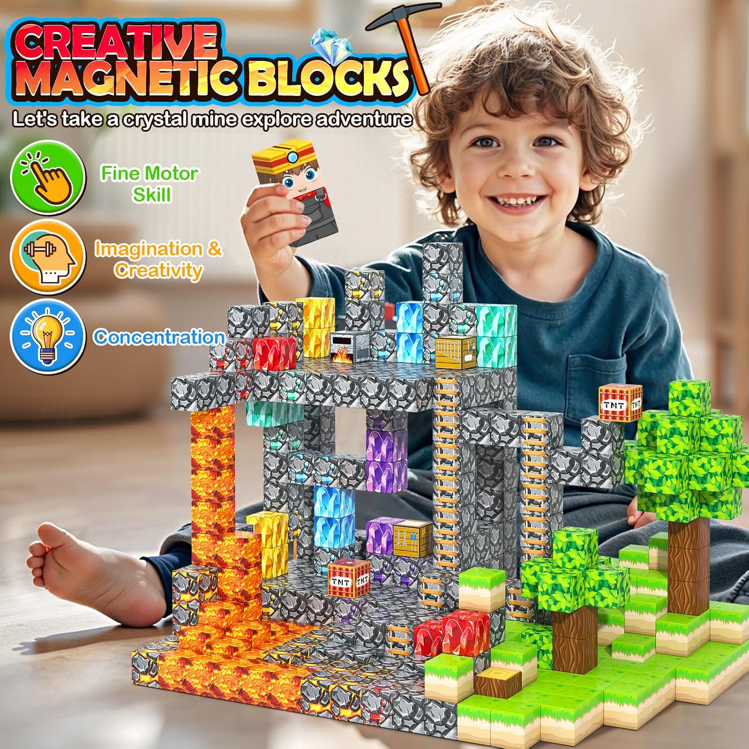 Intellex Magnetic Building Cubes