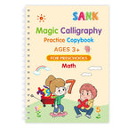 Sank Magic Practice Copybook Pen Preschools Kids Calligraphy English Verison Free Wiping Children Reusable Writing Book