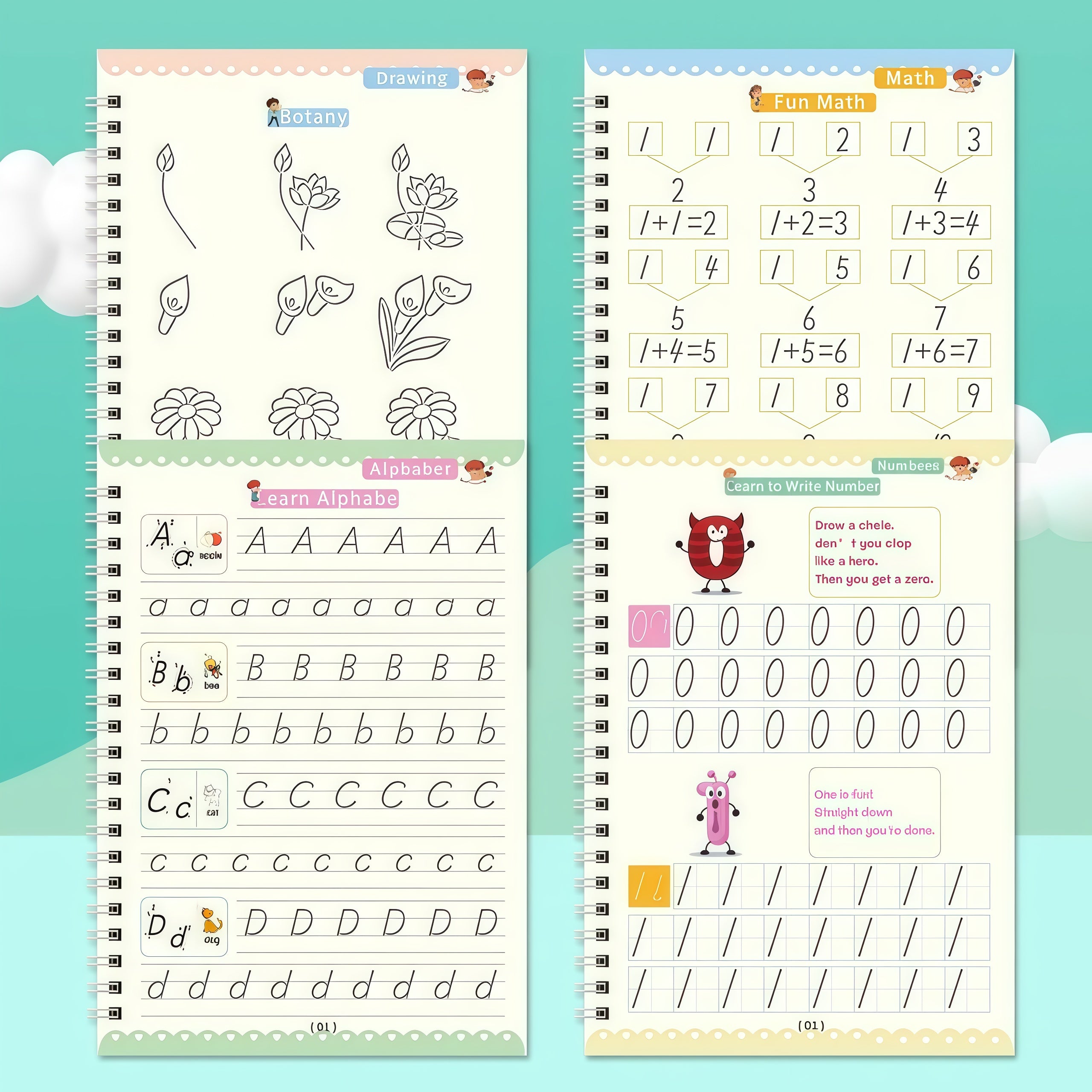 Magic Calligraphy Book (Set- 4)